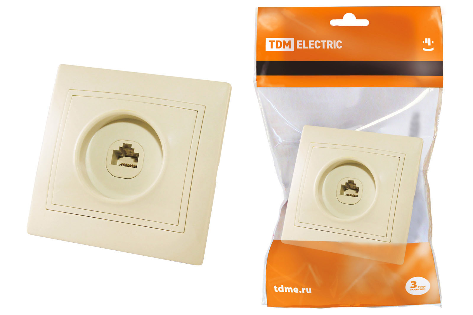 Розетка компьютерная RJ45  сл. кость Таймыр